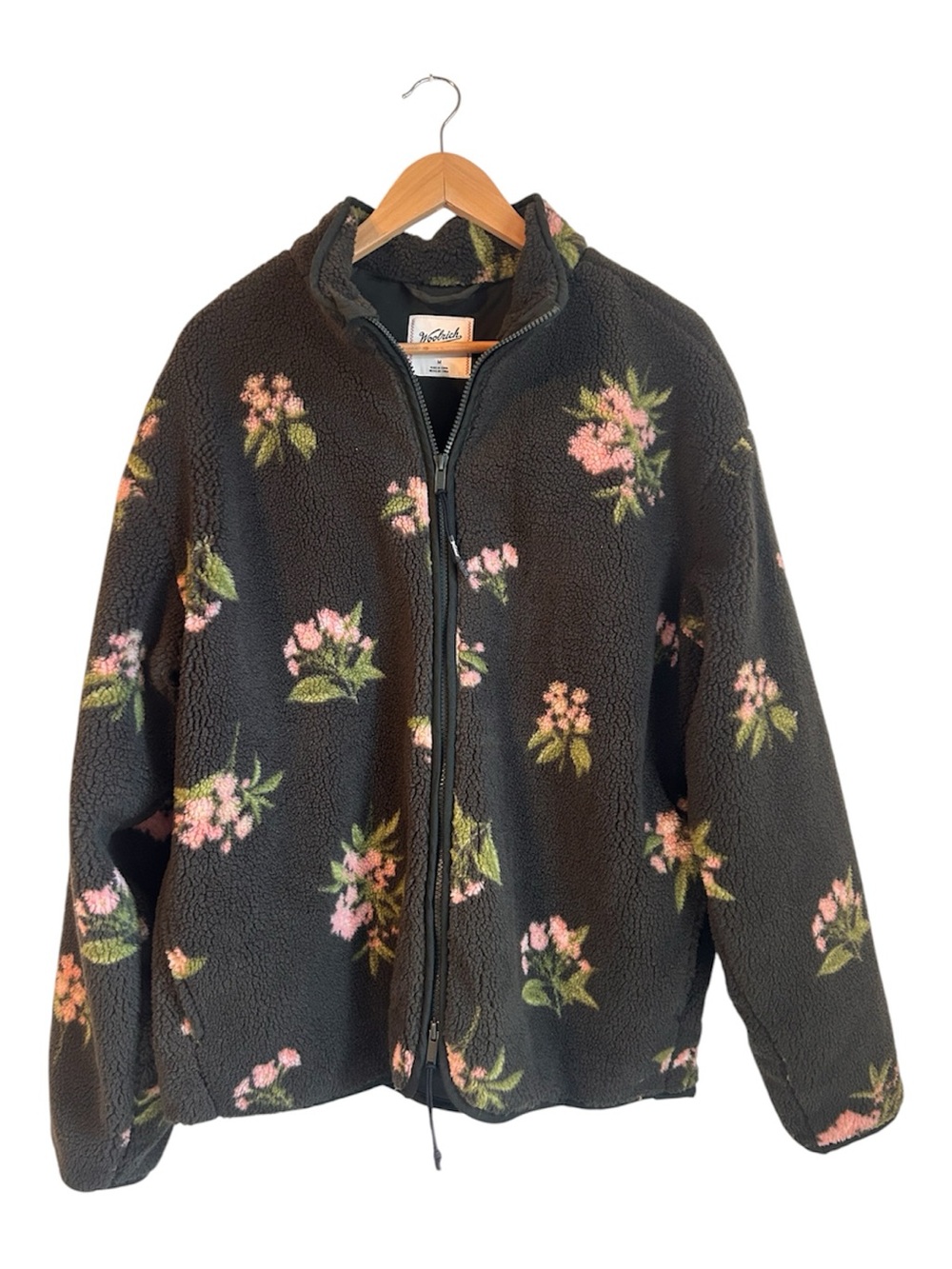 Woolrich x Target Floral Sherpa Zip Jacket NWOT Size Medium